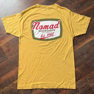 Nomad Surf Shop - Logger Label T-Shirt - Size M - Color Mustard